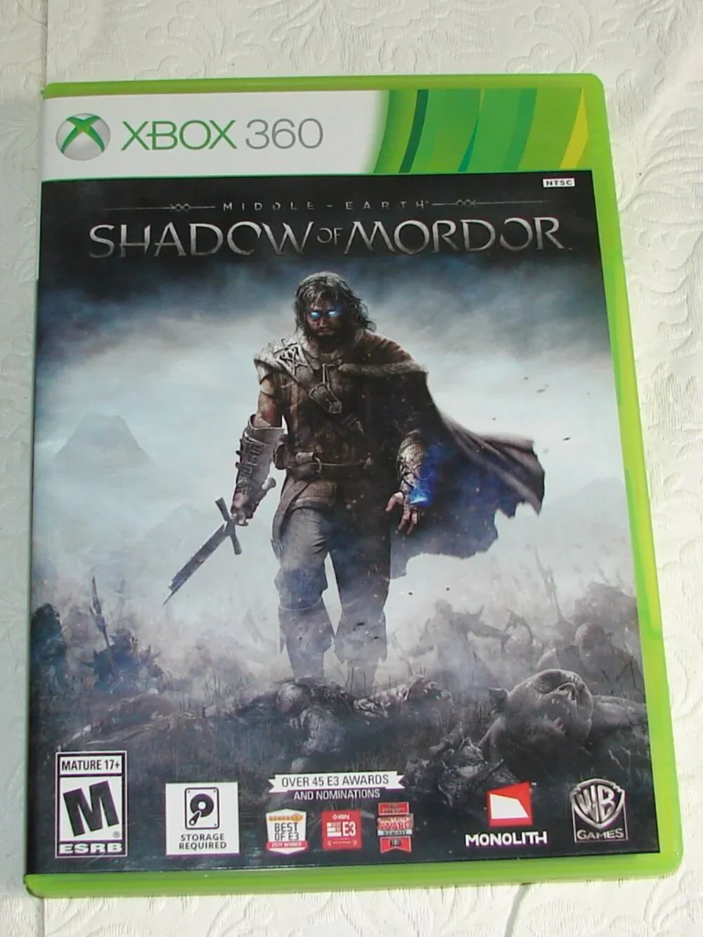 Xbox 360 Game:  MIDDLE EARTH - SHADOW OF MORDOR